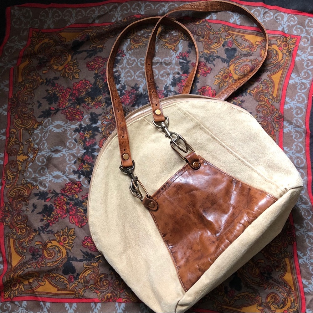 Mona B. Duck Canvas Shoulder Bag